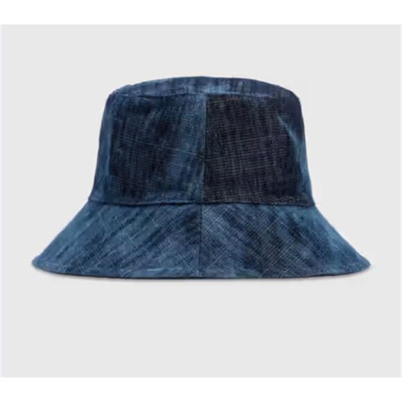 Lele Sadoughi Denim Bucket Hat - New with Dust Bag